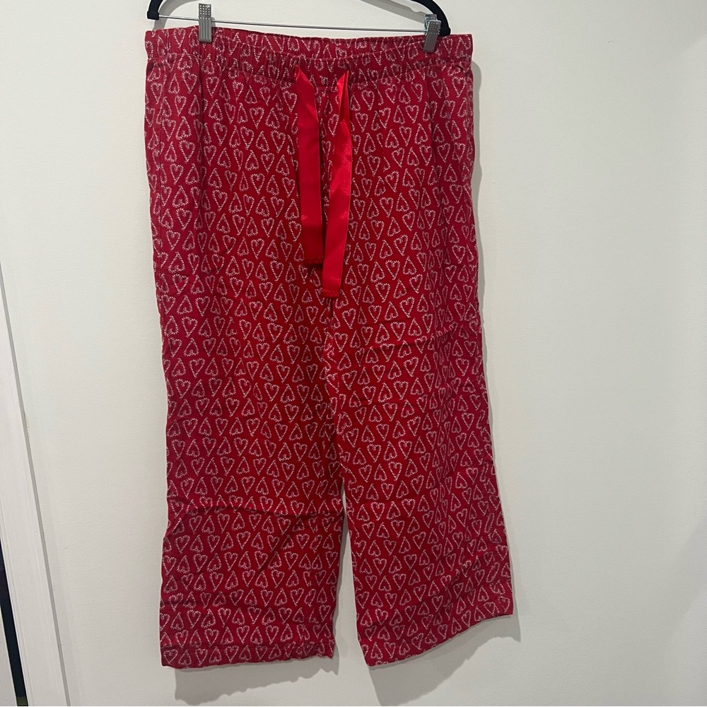 Red Candy Cane Pajama Pants